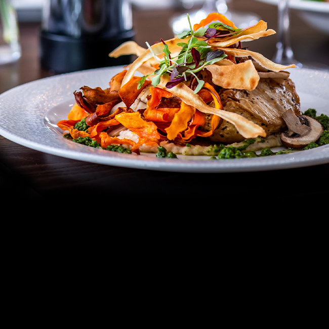 Vegan menu at The Ship Inn