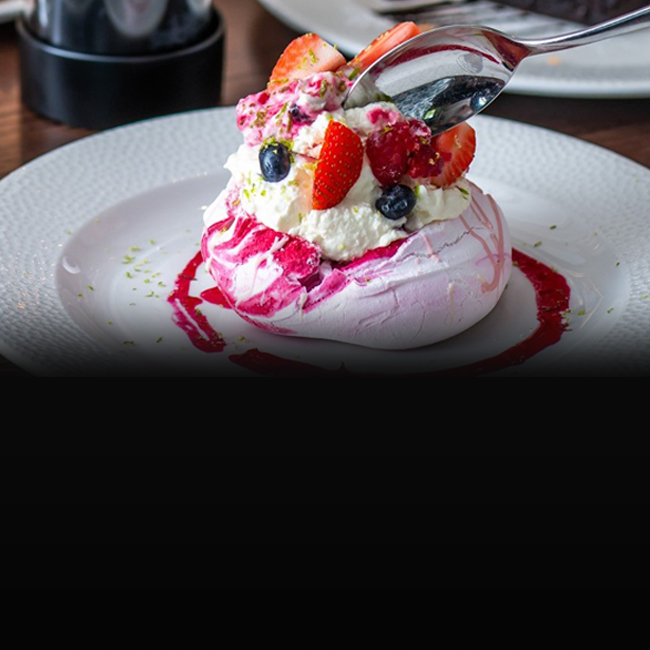 Dessert menu at The Ship Inn